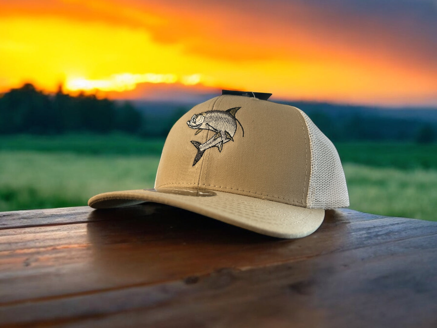 Tarpon Embroidered SnapBack Hat