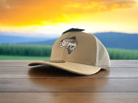 Embroidered Speckled Trout SnapBack Hat