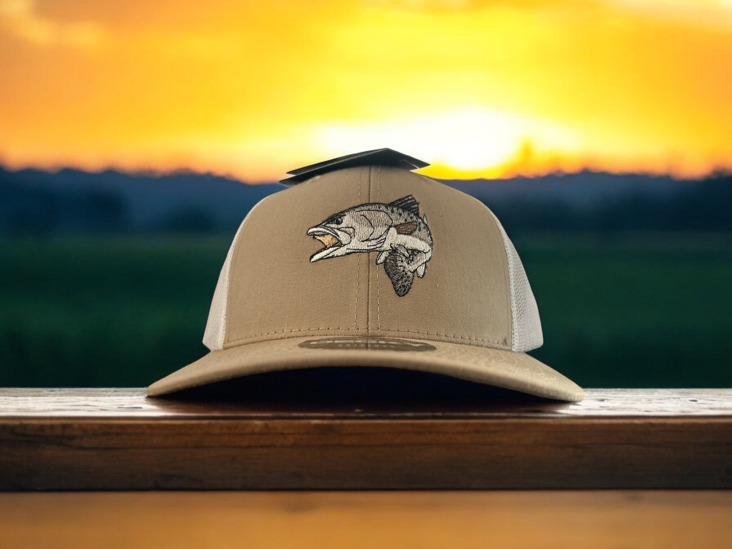 Embroidered Speckled Trout SnapBack Hat