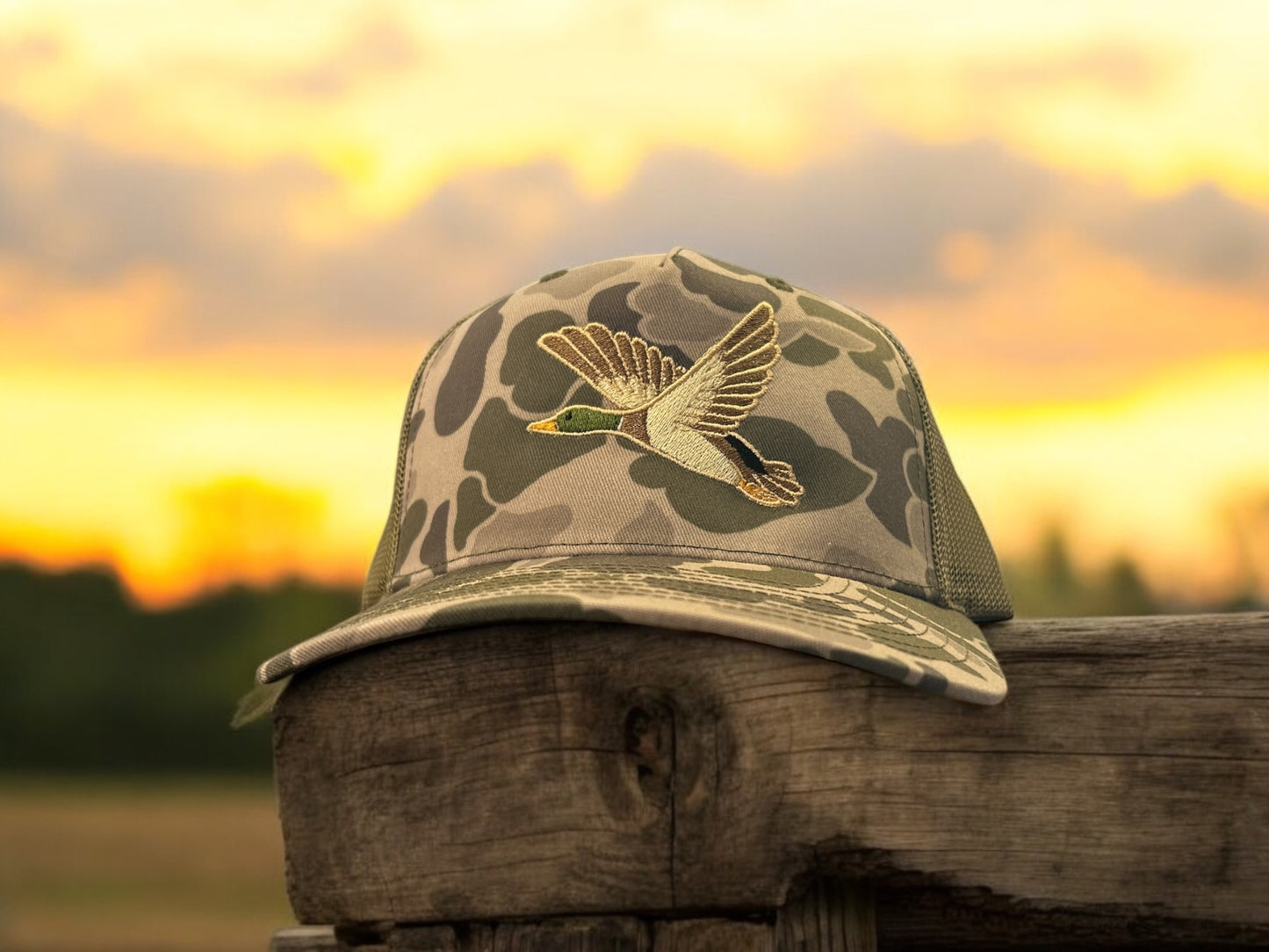 Mallard Flight Embroidered Hat