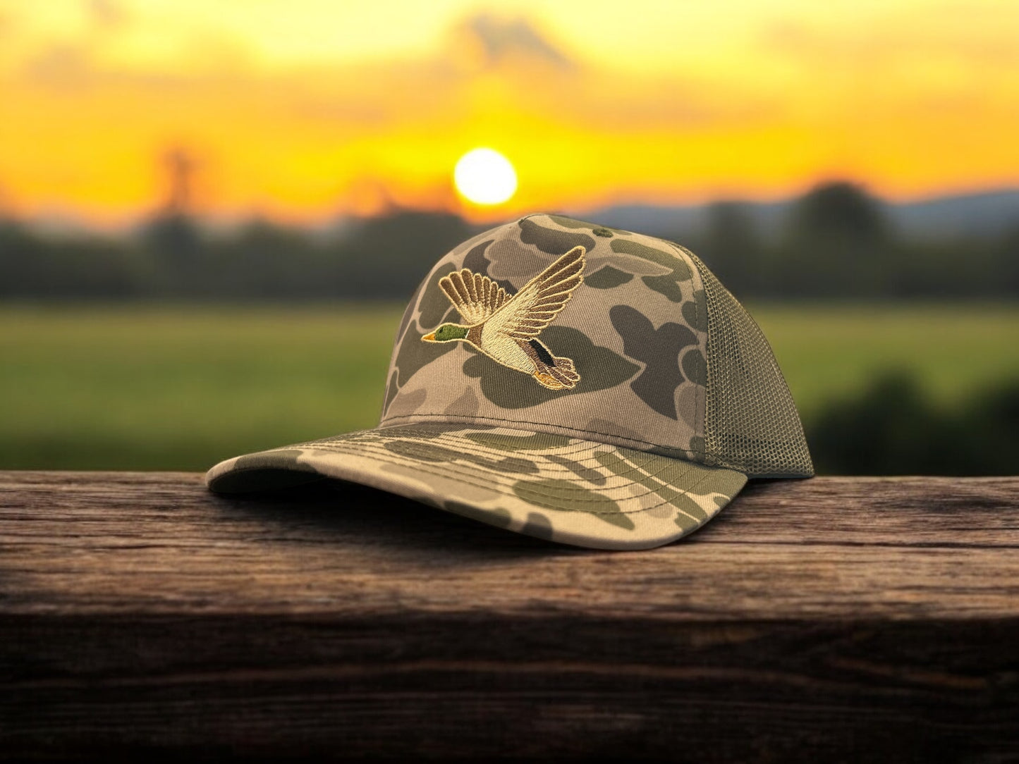 Mallard Flight Embroidered Hat