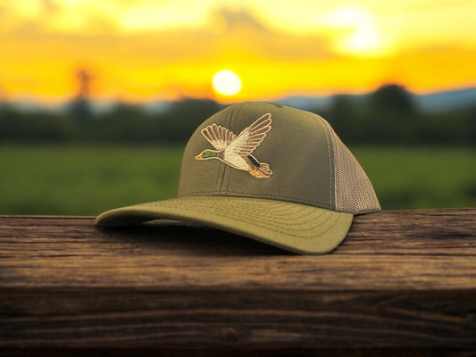 Mallard Flight Embroidered Hat